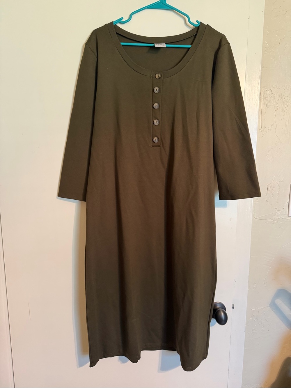 Lou Lou & Company Olive Green Nursing Everyday Dress